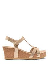 Sandalen Liviane Havana Uit Leder Mephisto Veelkleurig accessoires P5141929