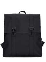 Msn Bag - Rugzak 1 Compartiment Met 15" Laptopvak Rains Zwart city 13300