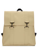 Rugzak 1 Compartiment Met 15" Laptopvak Rains Beige city 13300