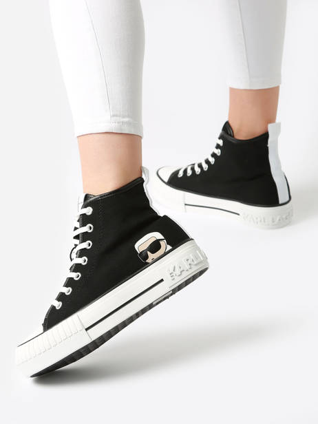Kampus Max Nft Sneakers Karl lagerfeld Zwart accessoires KL60450N ander zicht 2