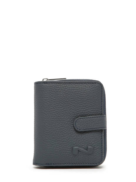 Portefeuille Original N Leder Nathan baume Blauw original n 82910