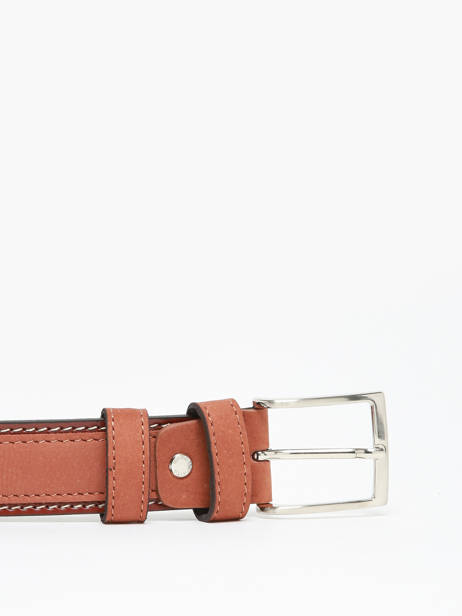 Verstelbare Herenriem Jean Petit prix cuir Bruin belt 3709-35 ander zicht 2