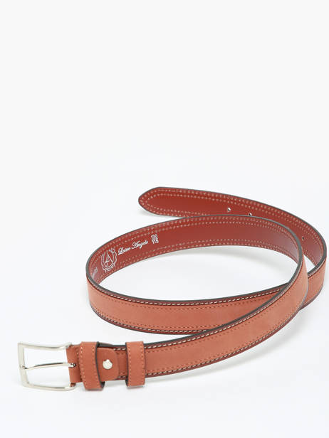 Verstelbare Herenriem Jean Petit prix cuir Bruin belt 3709-35 ander zicht 3