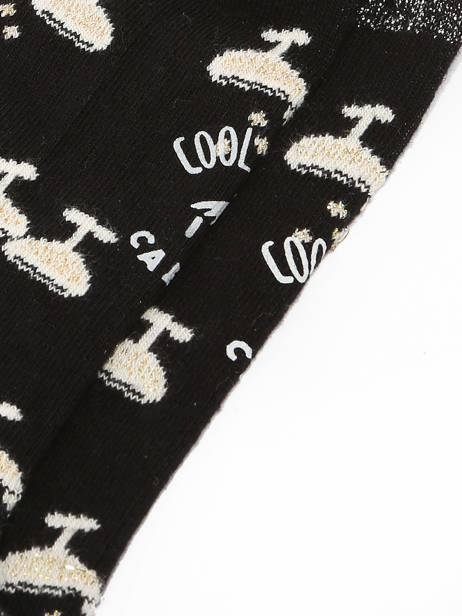 Sokken Cabaia Zwart socks women LUC ander zicht 2