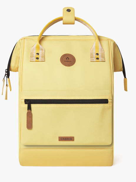 Personaliseerbare Rugzak Adventurer Medium Cabaia Geel adventurer BAGS ander zicht 2