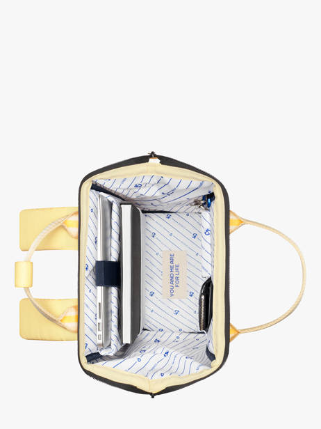 Personaliseerbare Rugzak Adventurer Medium Cabaia Geel adventurer BAGS ander zicht 3