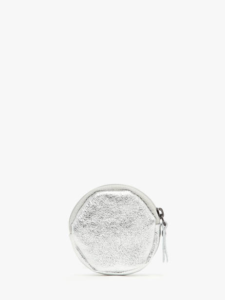 Ronde Portemonnee Nine Leder Milano Zilver nine NI21127N ander zicht 2