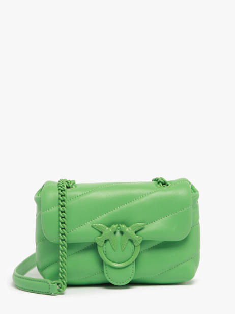 Cross Body Tas Love Bag Puff Leder Pinko Groen love bag puff A1JO