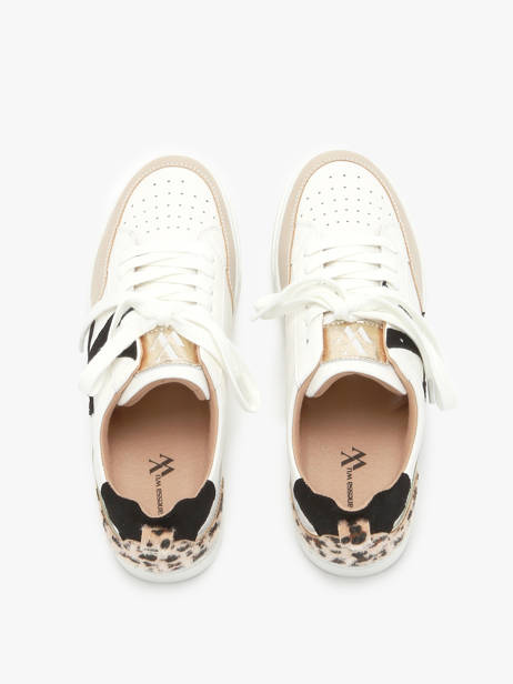 Sneakers Luna Léopard Vanessa wu Zwart accessoires BK2656NR ander zicht 4