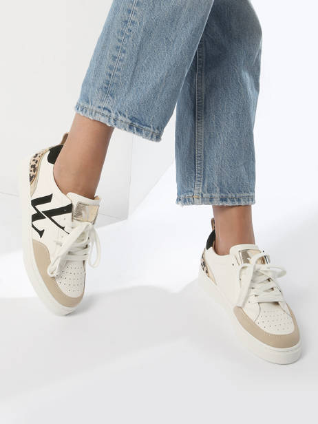 Sneakers Luna Léopard Vanessa wu Zwart accessoires BK2656NR ander zicht 2