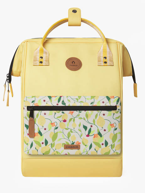 Personaliseerbare Rugzak Adventurer Medium Cabaia Geel adventurer BAGS