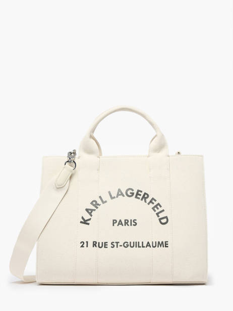 Handtas Rsg Katoen Karl lagerfeld Wit rsg 240W3892
