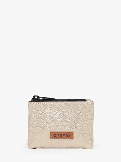 Personaliseerbaar Mini Ritsvak Cabaia Goud pocket 82824
