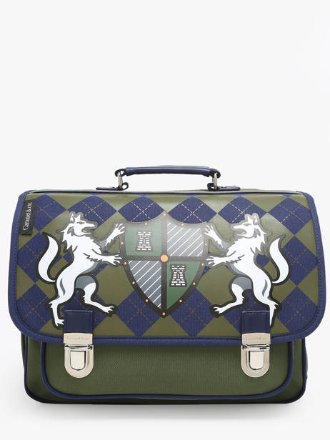 Boekentas 2 Compartimenten Caramel et cie Groen fier GA