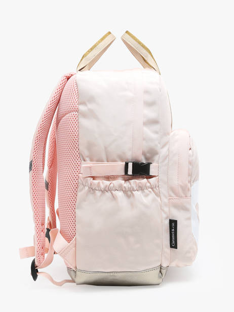 Rugzak 1 Compartiment Caramel et cie Roze boheme FI ander zicht 2
