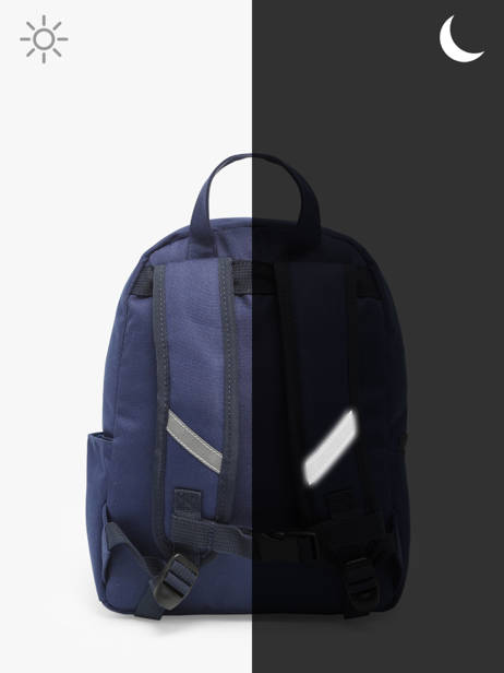 Mini Rugzak Caramel et cie Blauw fier GA ander zicht 5