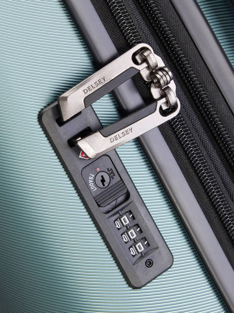Handbagage Delsey Groen air armour 801 ander zicht 1