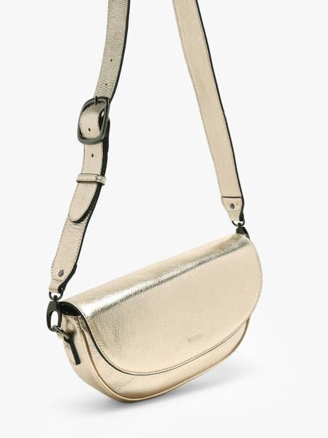 Cross Body Tas M Emeraude Leder Etrier Goud emeraude EEME065M ander zicht 2