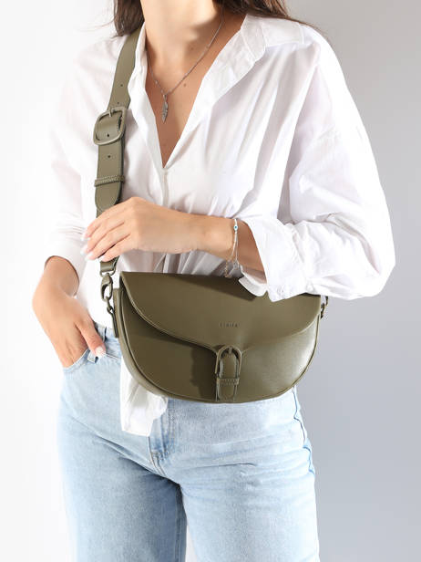 Cross Body Tas M Oxer Leder Etrier Groen oxer EOXE065M ander zicht 1