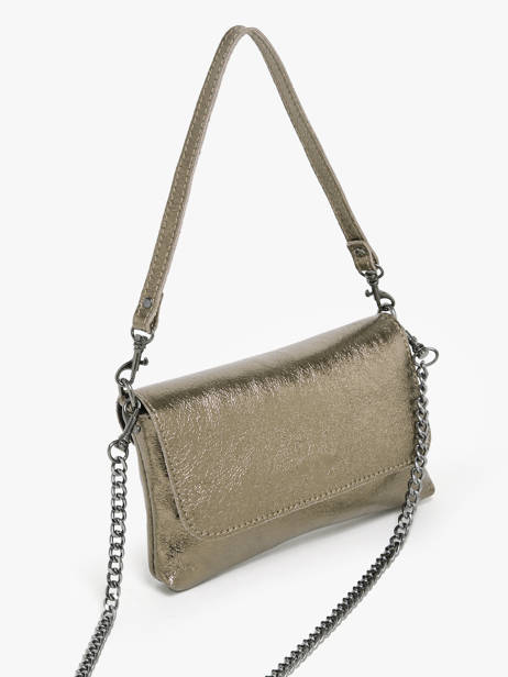 Cross Body Tas Nine Leder Milano Bruin nine NI24063 ander zicht 2
