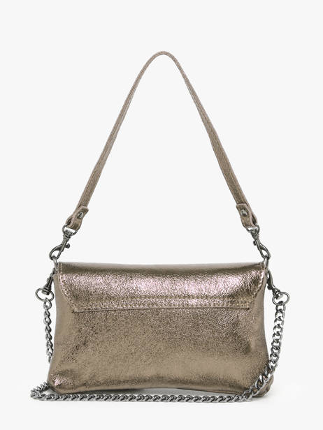 Cross Body Tas Nine Leder Milano Bruin nine NI24063 ander zicht 4