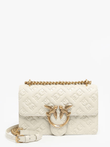 Cross Body Tas Love Bag Icon Leder Pinko Wit love bag icon A1YB