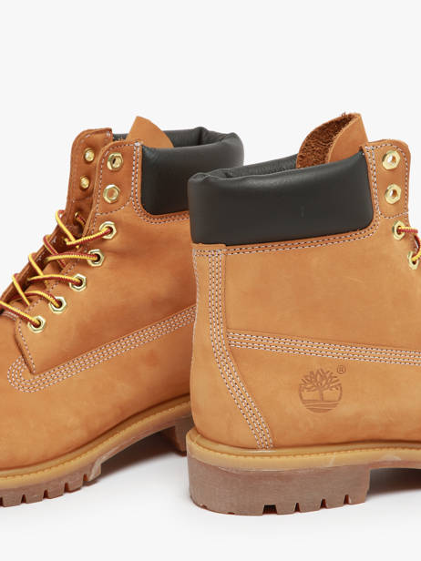 Boots Premium 6 Uit Leder Timberland Bruin men TB110061 ander zicht 2