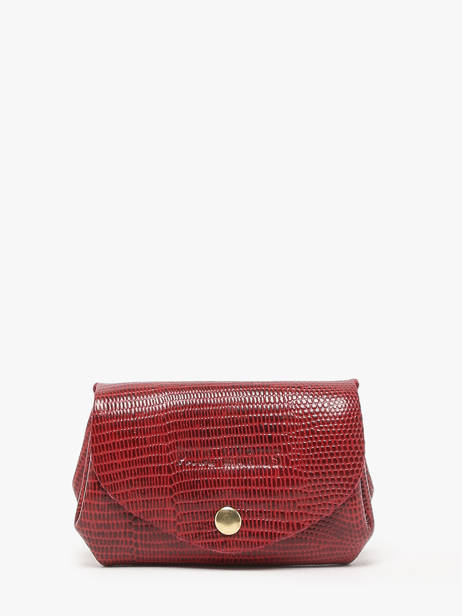 Portemonnee Leder Paul marius Rood la suite 1960 GUSTA960