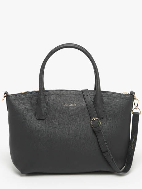 Handtas Tina Leder Nathan baume Grijs victoria 87 ander zicht 4