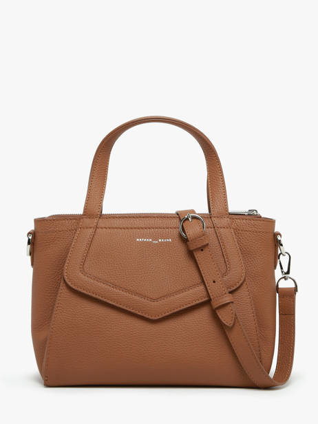 Handtas Cacao Leder Nathan baume Bruin candy 6 ander zicht 4