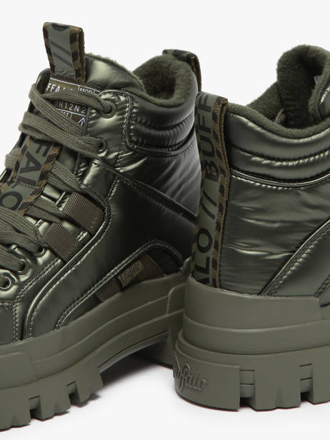 Sneakers Aspha Nc Mid Buffalo Groen accessoires 1622501 ander zicht 3