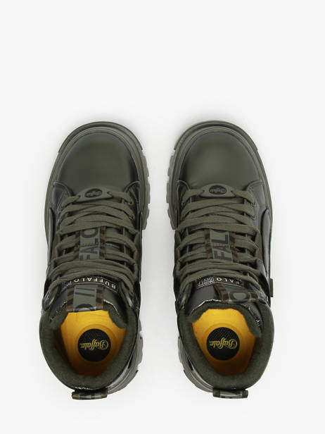 Sneakers Aspha Nc Mid Buffalo Groen accessoires 1622501 ander zicht 4