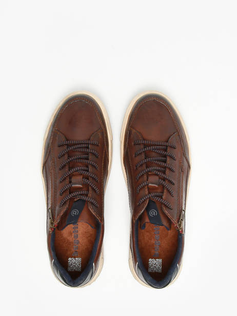 Sneakers Huberto Uit Leder Bugatti Bruin men 321A5G01 ander zicht 3