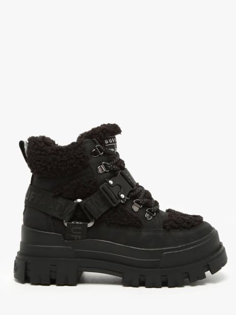Sneakers Aspha Com Mid Warm Buffalo Zwart accessoires 1622328
