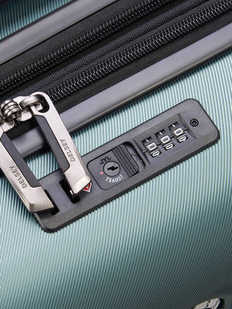 Harde Reiskoffer Air Armour Delsey Groen air armour 3866-820 ander zicht 1