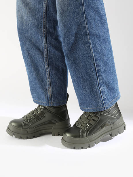 Sneakers Aspha Nc Mid Buffalo Groen accessoires 1622501 ander zicht 1