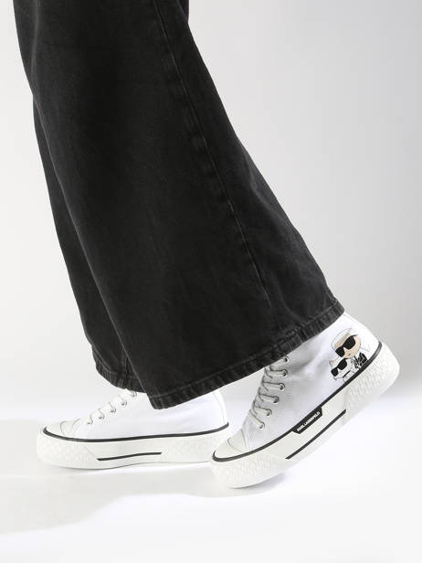 Sneakers Kampus Max Iii Twin Karl lagerfeld Wit women KL60644T ander zicht 1