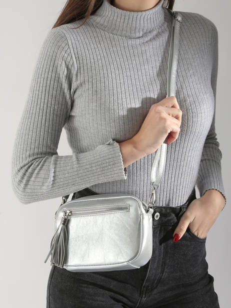 Cross Body Tas Venus Miniprix Zilver venus F2308 ander zicht 1