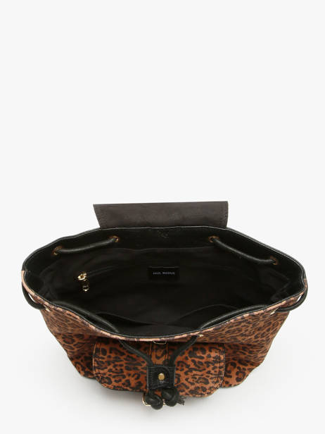 Rugzak Paul marius Bruin leopard BAROULEO ander zicht 3