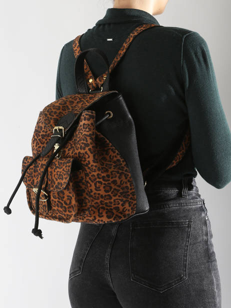 Rugzak Paul marius Bruin leopard BAROULEO ander zicht 1