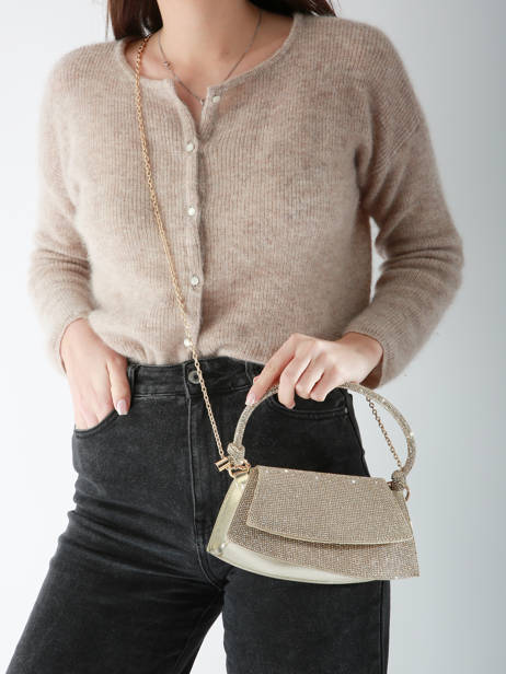 Avondtas Miniprix Zwart strass ZY92007 ander zicht 1