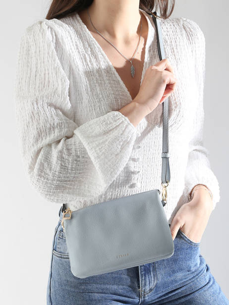 Cross Body Tas Tradition Leder Etrier Blauw tradition ETRA0143 ander zicht 1