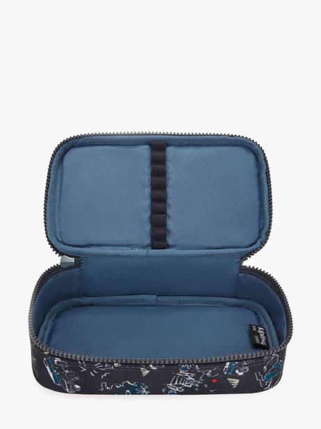 Pennenzak 1 Compartiment Kipling Blauw back to school / pbg PBGI3707 ander zicht 1