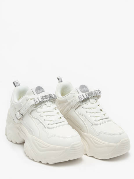 Sneakers Bliss Glam Buffalo Wit accessoires 1636293 ander zicht 2
