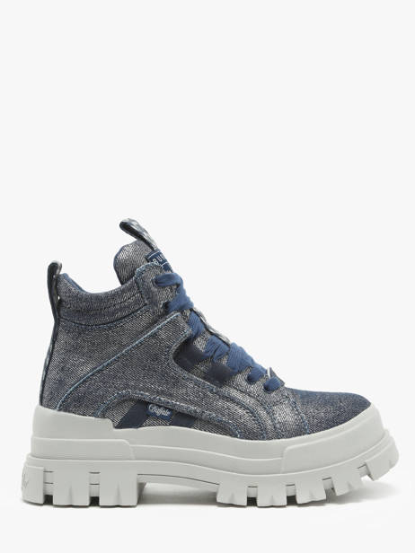 Sneakers Aspha Nc Mid Buffalo Blauw accessoires 1622560