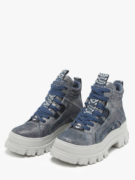 Sneakers Aspha Nc Mid Buffalo Blauw accessoires 1622560 ander zicht 2