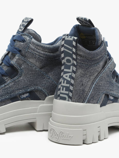 Sneakers Aspha Nc Mid Buffalo Blauw accessoires 1622560 ander zicht 3