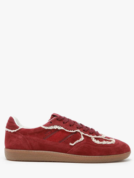 Sneakers Tb.490 Crochet Burgundy Uit Leder Alohas Rood accessoires 10082303