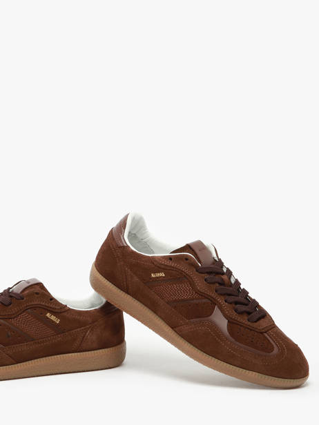 Sneakers Tb.490 Rife Chocolat Uit Leder Alohas Bruin accessoires 10047105 ander zicht 3