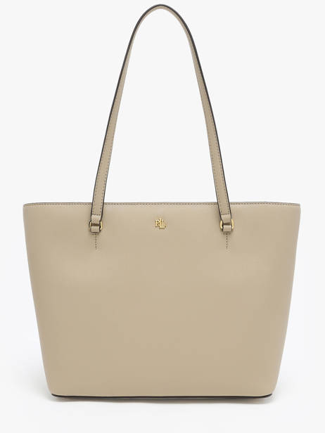 Schoudertas Medium Karly Leder Lauren ralph lauren Beige karly 31924351